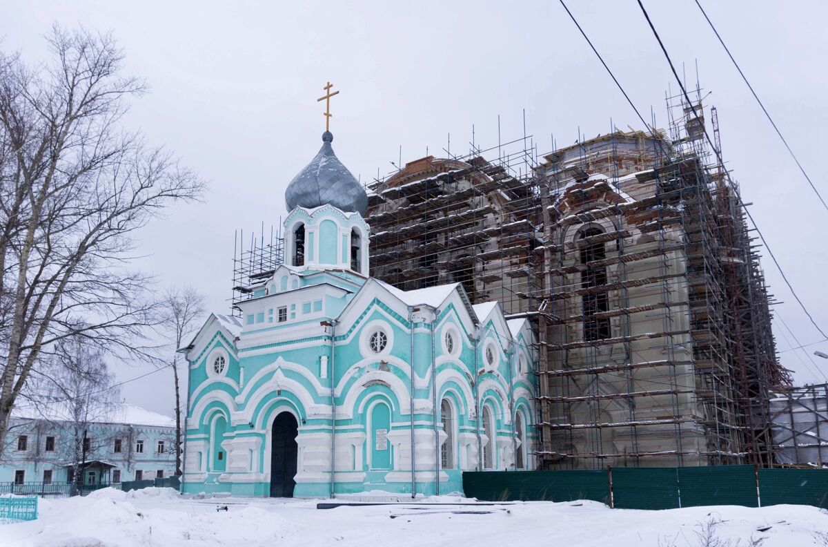 Выксунский Иверский монастырь. Собор Троицы Живоначальной, Выкса (Выкса, ГО, Нижегородская область). фасады