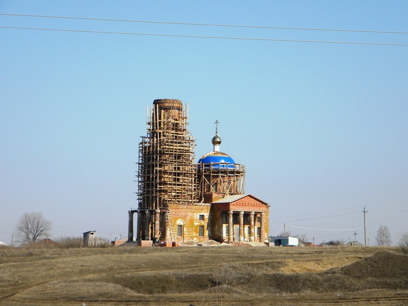 Церковь Митрофана Воронежского, Букреевка (Курский район, Курская область). фасады