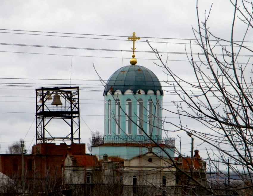 Будановка. Церковь Всех Святых. общий вид в ландшафте