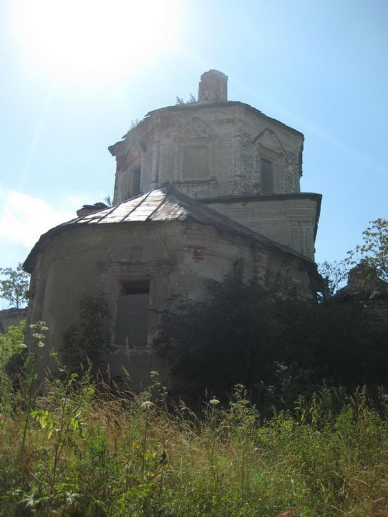 Леметь. Церковь Троицы Живоначальной. фасады, Вид с востока