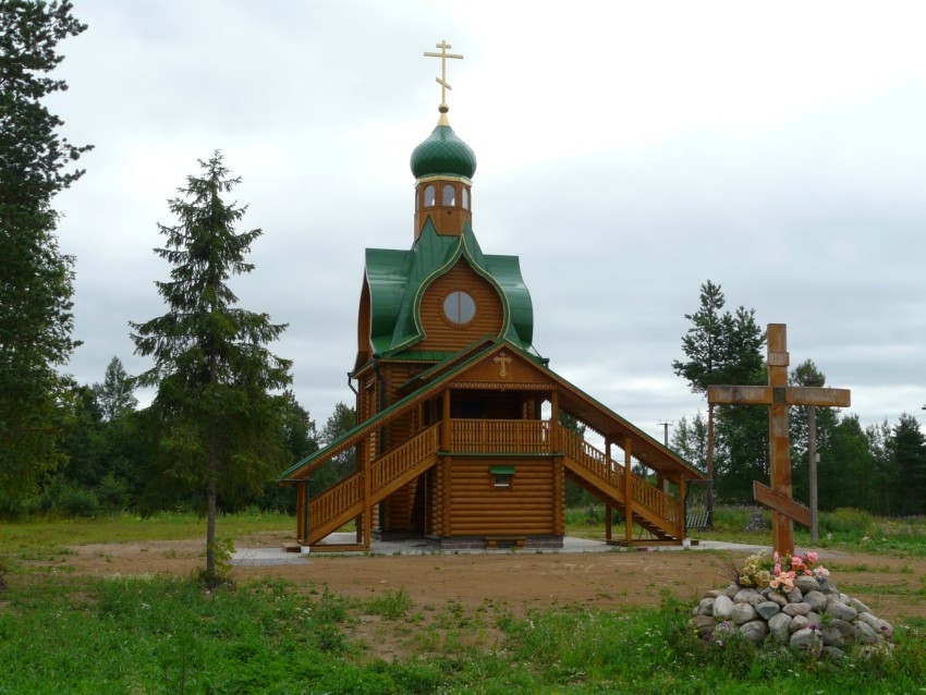 Церковь Сретения Господня, Самушкино (Вороновский погост) (Волховский район, Ленинградская область). фасады