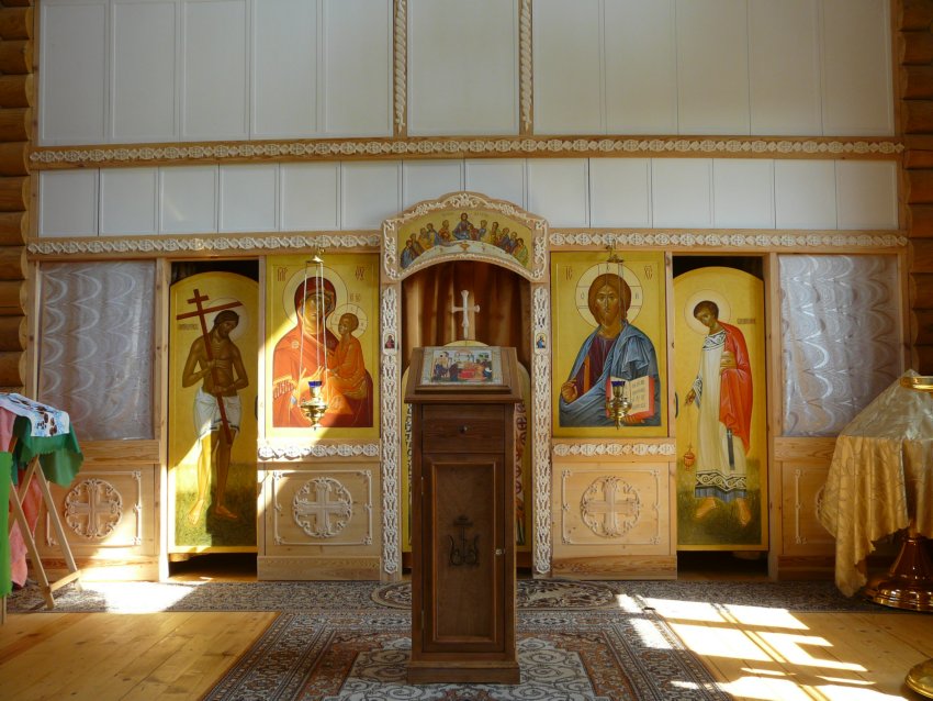 Церковь Сретения Господня, Самушкино (Вороновский погост) (Волховский район, Ленинградская область). интерьер и убранство