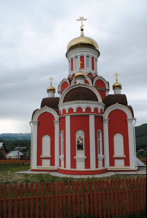 Церковь Николая Чудотворца, Солонешное (Солонешенский район, Алтайский край). фасады, Церковь Николая Чудотворца в с.Солонешное.