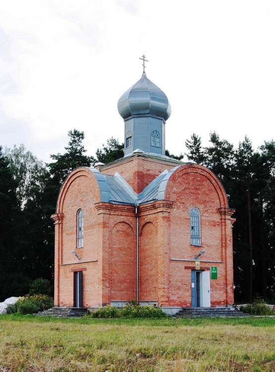 Церковь Троицы Живоначальной, Мышковичи (Кировский район, Беларусь, Могилёвская область). общий вид в ландшафте