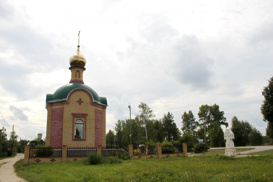 Малыгино. Часовня Петра и Павла. фасады, Вид с севера