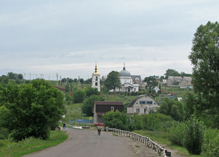 Церковь Николая Чудотворца, Никольское (Белгородский район, Белгородская область). общий вид в ландшафте