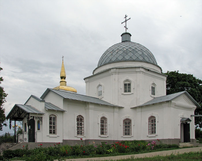 Церковь Николая Чудотворца, Никольское (Белгородский район, Белгородская область). общий вид в ландшафте