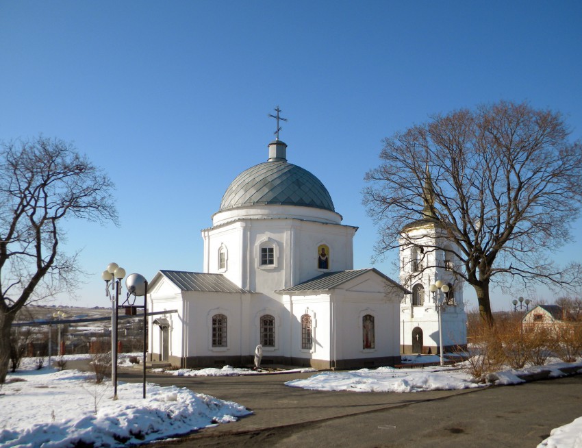 Церковь Николая Чудотворца, Никольское (Белгородский район, Белгородская область). общий вид в ландшафте