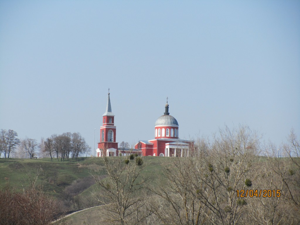 Церковь Воскресения Христова, Хотмыжск (Борисовский район, Белгородская область). общий вид в ландшафте, фестиваль хотмыжская осень, Пасха