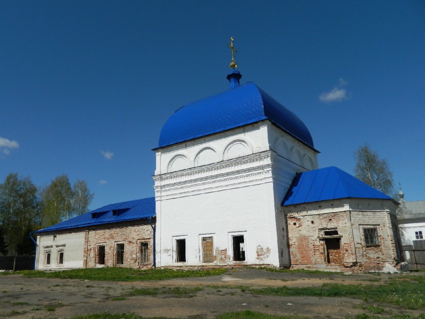 Успения Пресвятой Богородицы Трифонов монастырь. Церковь Благовещения Пресвятой Богородицы, Вятка (Киров) (Вятка (Киров), город, Кировская область). фасады, Южный фасад
