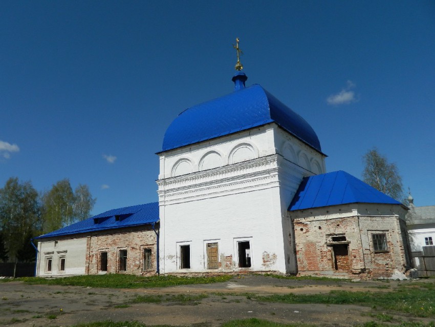 Вятка (Киров). Успения Пресвятой Богородицы Трифонов монастырь. Церковь Благовещения Пресвятой Богородицы. фасады, Южный фасад