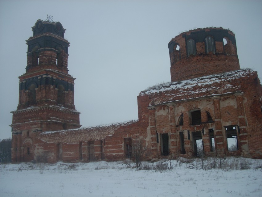 Церковь Георгия Победоносца, Кадное (Георгиевское) (Каменский район, Тульская область). фасады