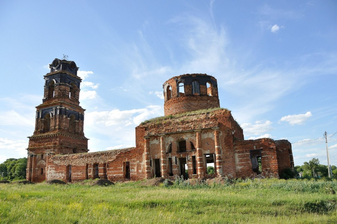 Церковь Георгия Победоносца, Кадное (Георгиевское) (Каменский район, Тульская область). фасады