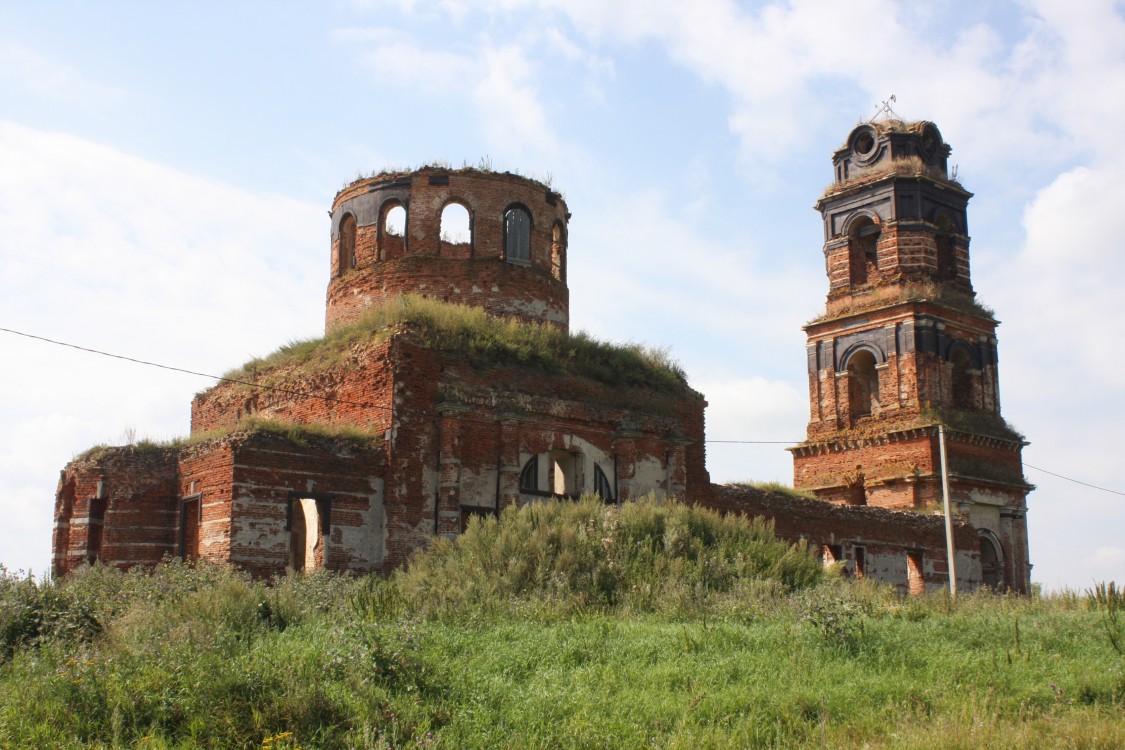 Церковь Георгия Победоносца, Кадное (Георгиевское) (Каменский район, Тульская область). фасады