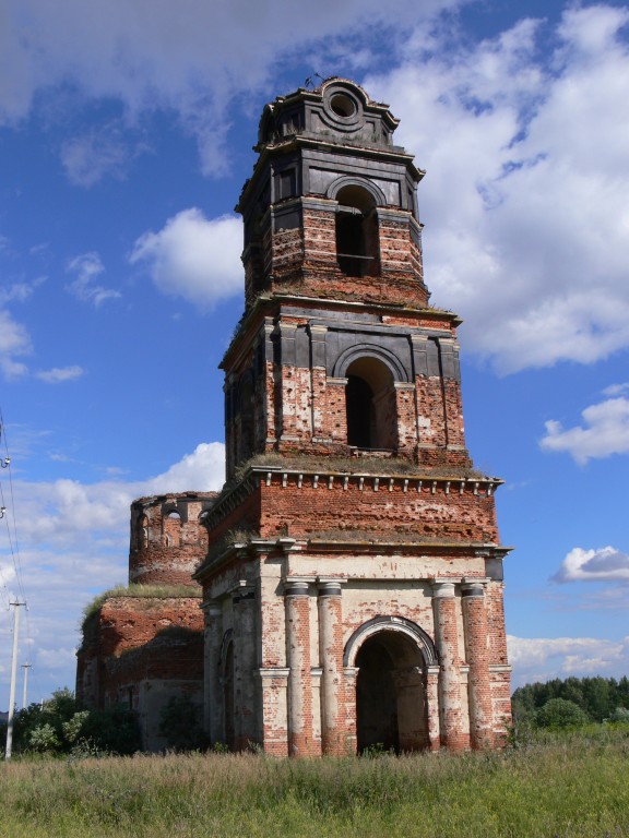 Церковь Георгия Победоносца, Кадное (Георгиевское) (Каменский район, Тульская область). фасады