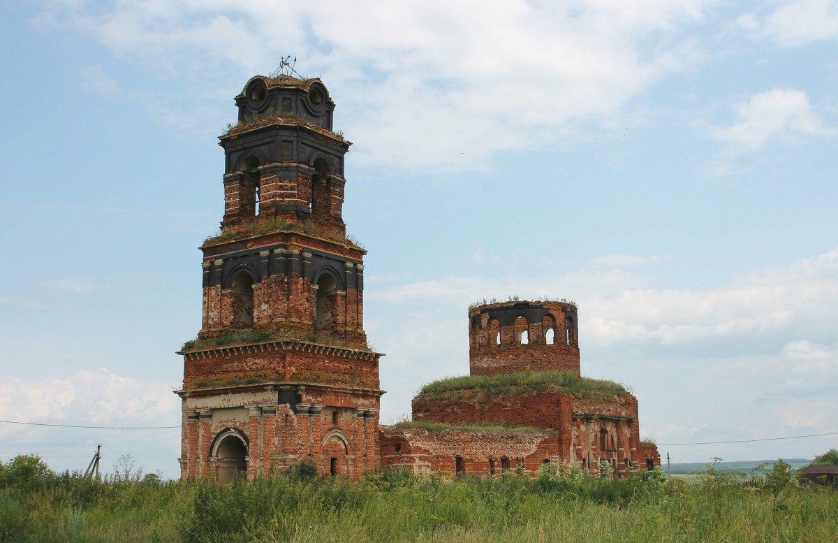 Церковь Георгия Победоносца, Кадное (Георгиевское) (Каменский район, Тульская область). фасады