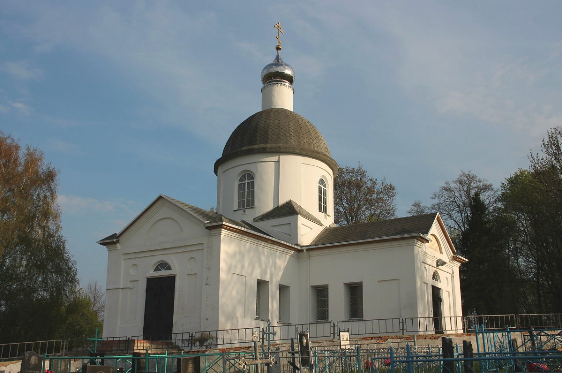 Вязово. Церковь Николая Чудотворца. фасады, Вид с северо-востока