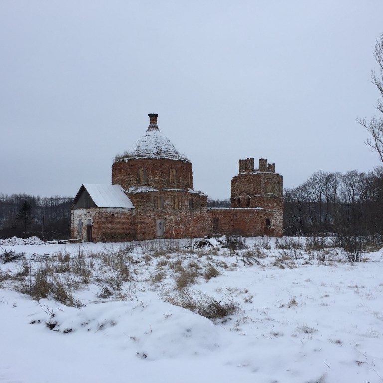 Шилово (Поповка). Церковь Троицы Живоначальной. фасады