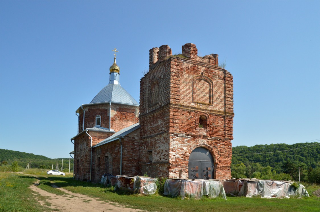 Шилово (Поповка). Церковь Троицы Живоначальной. фасады