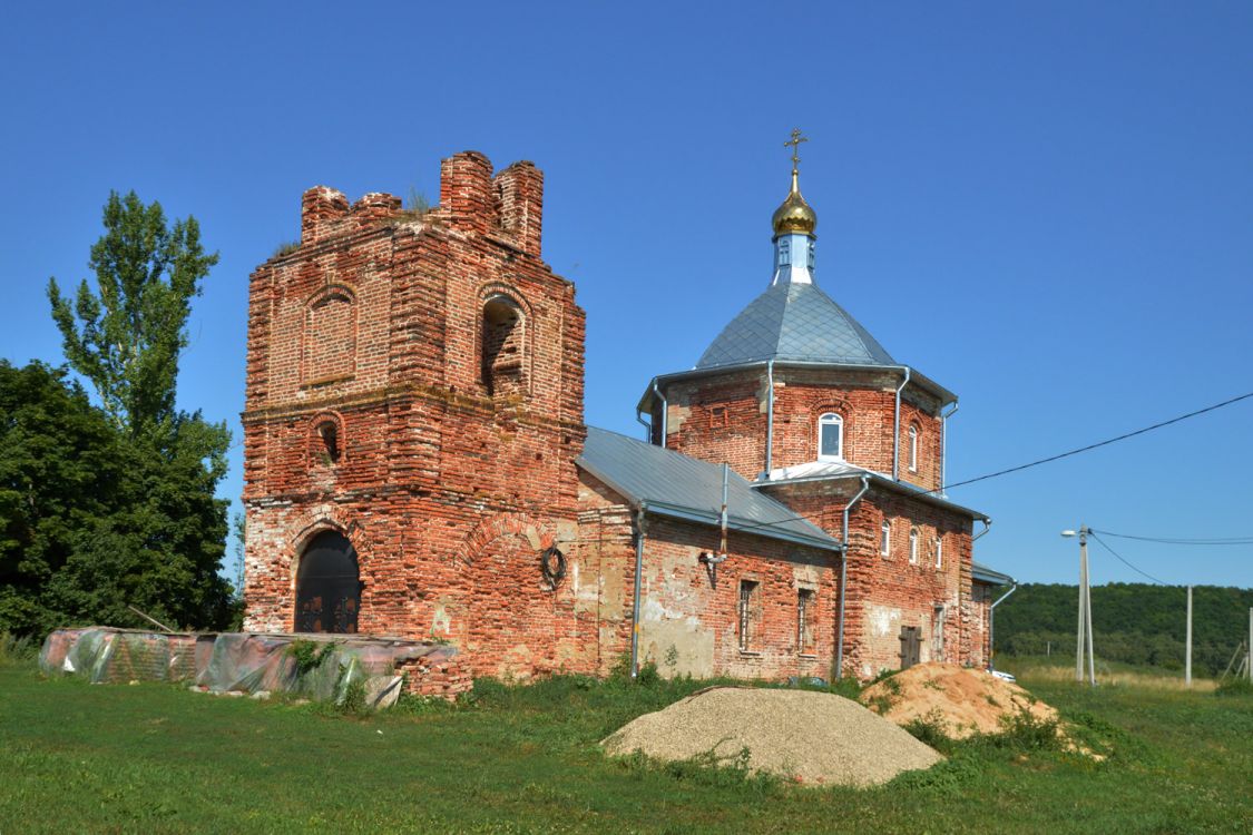 Церковь Троицы Живоначальной, Шилово (Поповка) (Ефремовский район, Тульская область). фасады