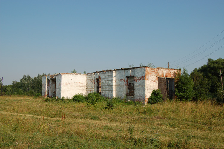 Церковь Иоанна Богослова, Спешнево (Корсаковский район, Орловская область). общий вид в ландшафте