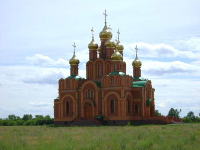 Ачаирский монастырь. Собор Успения Пресвятой Богородицы, Набережный (Омский район, Омская область). фасады, Успенский Собор