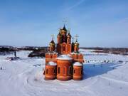 Ачаирский монастырь. Собор Успения Пресвятой Богородицы, Восточный фасад<br>, Набережный, Омский район, Омская область