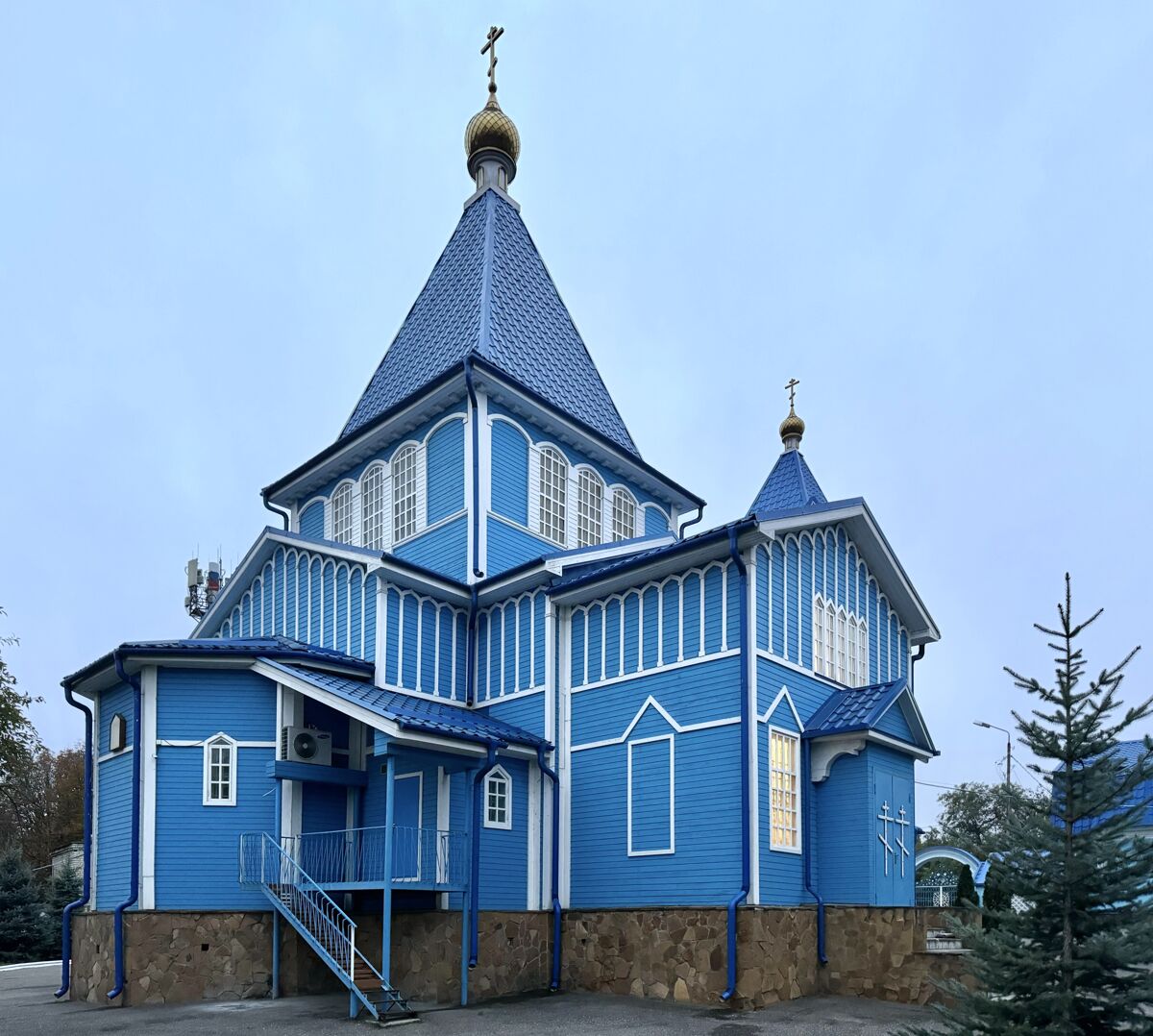 Церковь Николая Чудотворца, Ессентуки (Ессентуки, город, Ставропольский край). фасады, Вид с северо-востока