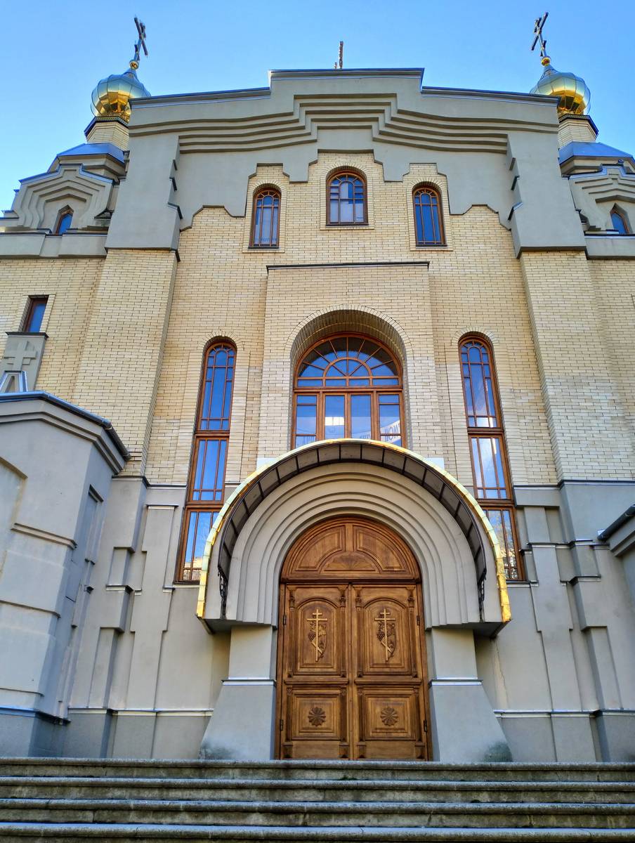 Северный фасад, архитектурные детали. Собор Пантелеимона Целителя, Ессентуки (Ессентуки, город, Ставропольский край)