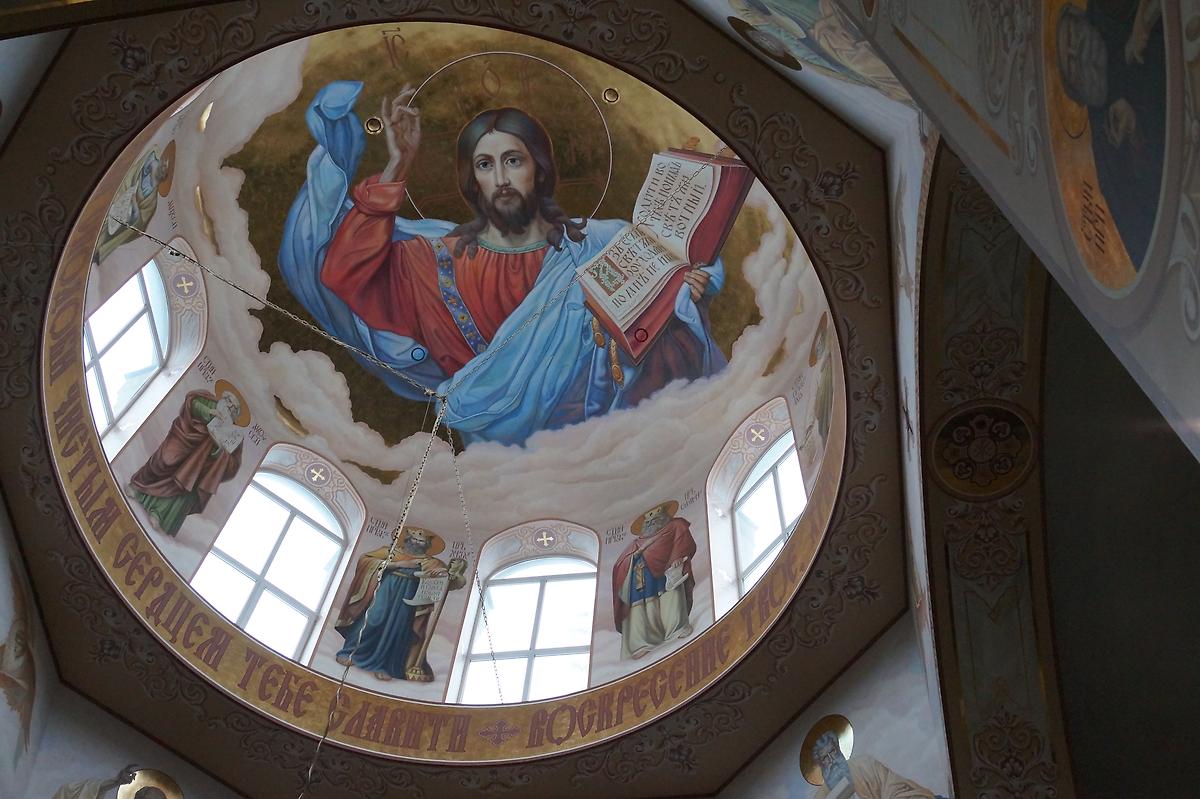 Роспись выполнена Художественная мастерская "Исток" г.Волгодонск.
наш сайт исток161.рф, художественные фотографии. Собор Пантелеимона Целителя, Ессентуки (Ессентуки, город, Ставропольский край)