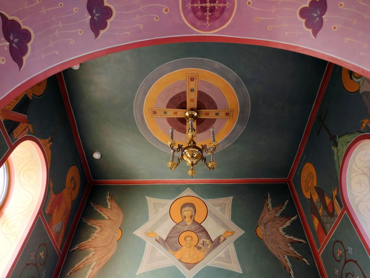 Церковь Петра и Павла, Ессентуки (Ессентуки, город, Ставропольский край). интерьер и убранство, Роспись свода притвора