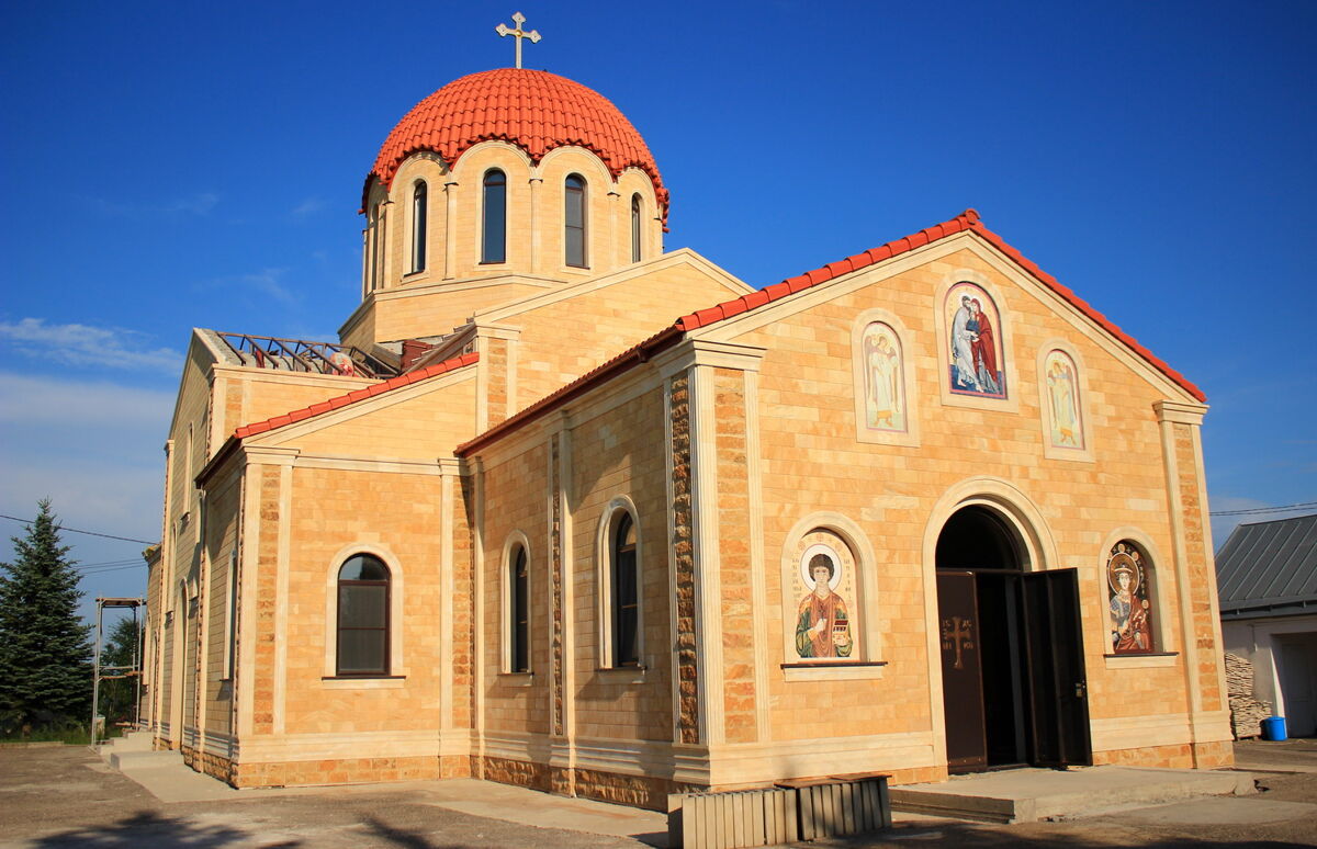 Церковь Иоакима и Анны, Санамер (Предгорный район, Ставропольский край). фасады, Храм после реконструкции 
