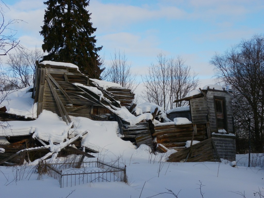 Шустручей (Кипрушино ). Церковь Георгия Победоносца. фасады