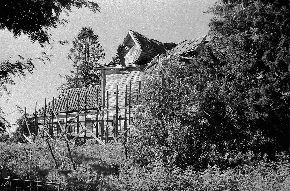 архивная фотография. Церковь Илии Пророка, Шустручей (Кипрушино ) (Подпорожский район, Ленинградская область)