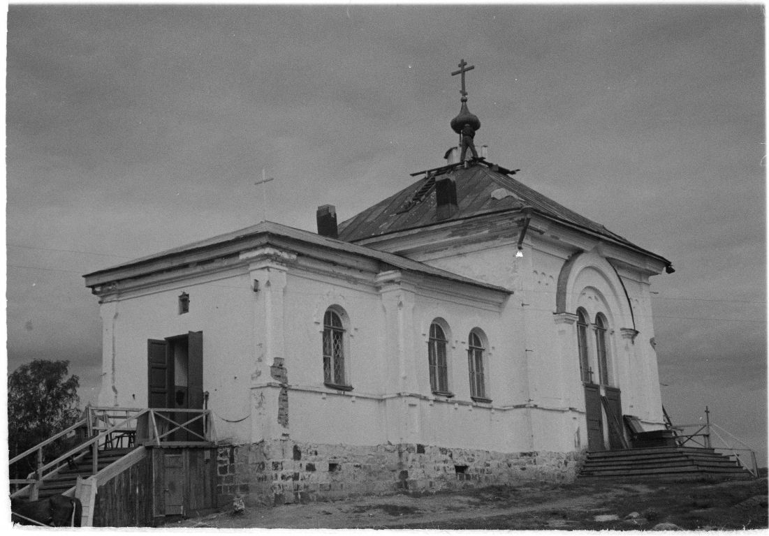 Великая Губа. Церковь Алексия, человека Божия. архивная фотография, Фото 1942 г. из фондов Национального архива Финляндии