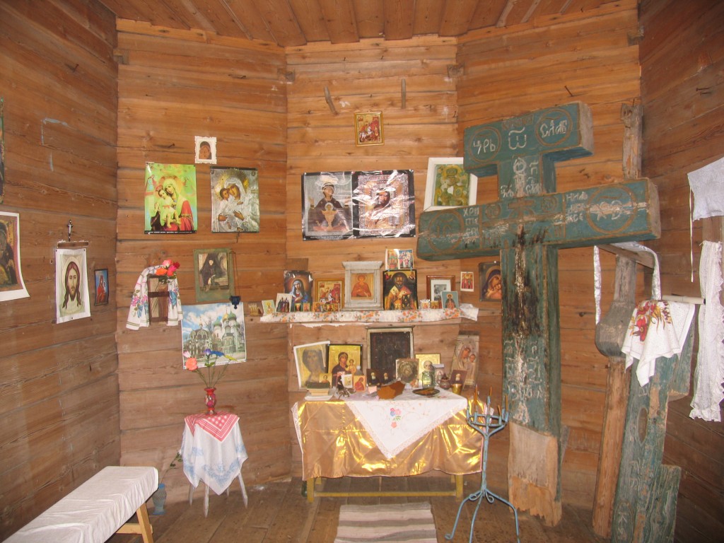 Часовня Георгия Победоносца, Пертисельга (Олонецкий район, Республика Карелия). интерьер и убранство