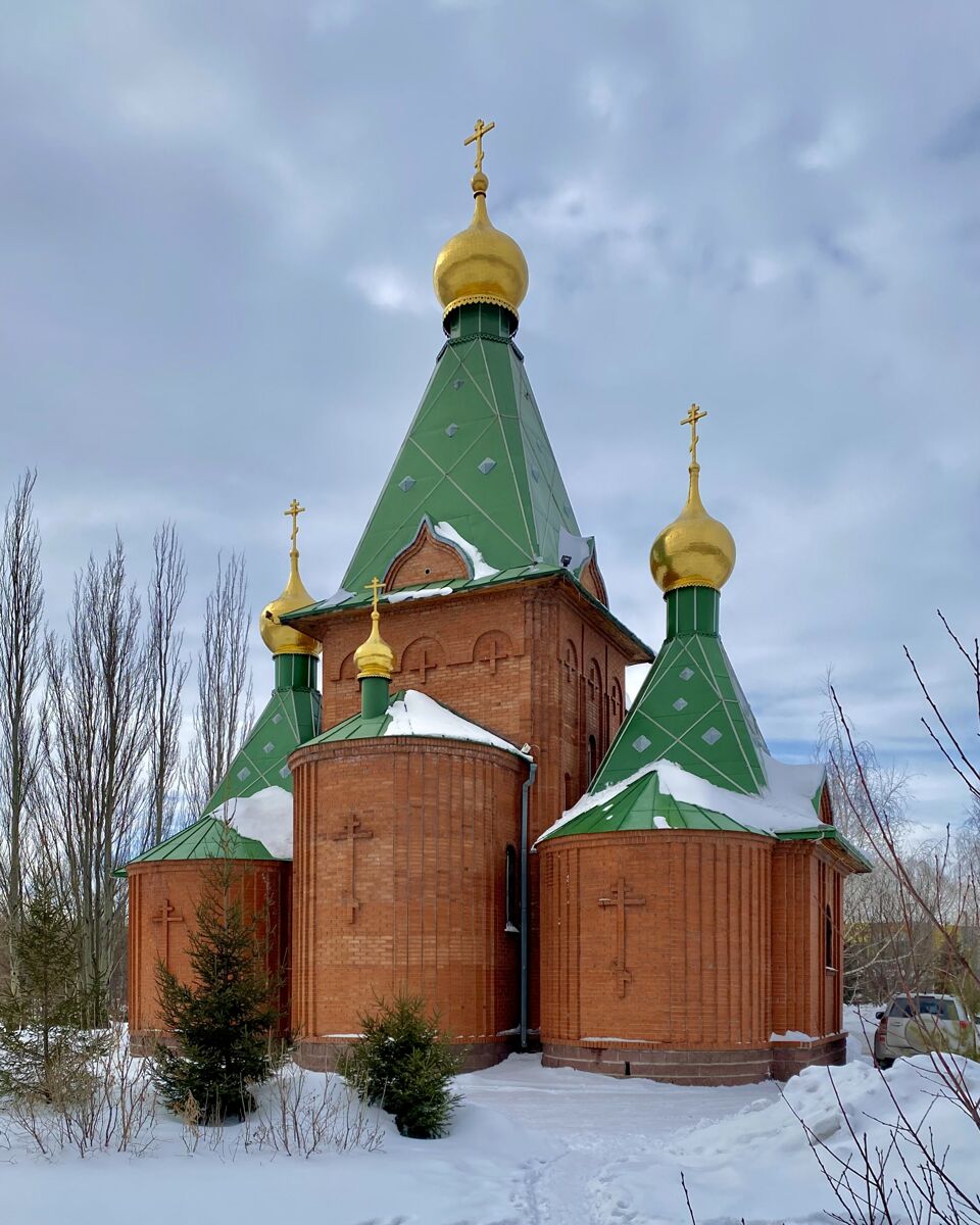 Церковь Спаса Нерукотворного Образа, Омск (Омск, город, Омская область). фасады, Вид с СВ