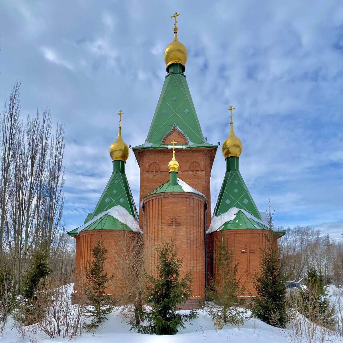 Церковь Спаса Нерукотворного Образа, Омск (Омск, город, Омская область). фасады, Вид с востока