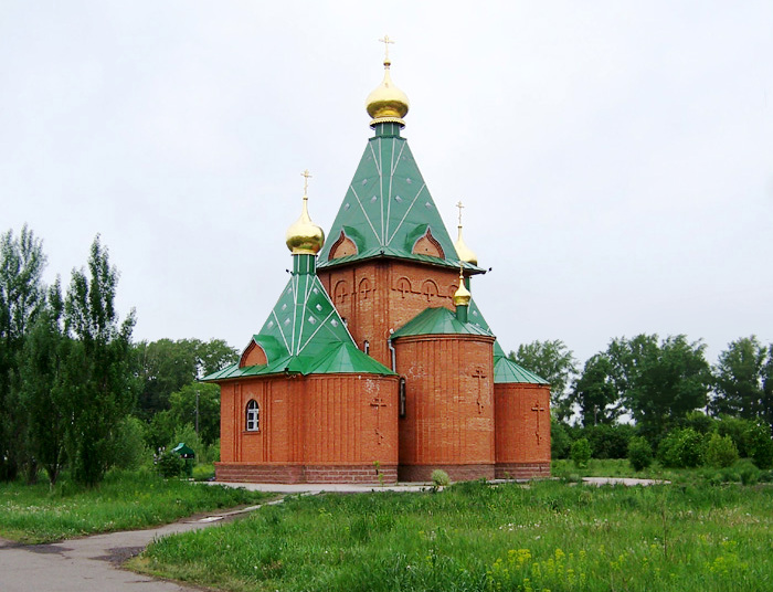 Омск. Церковь Спаса Нерукотворного Образа. фасады, 		      