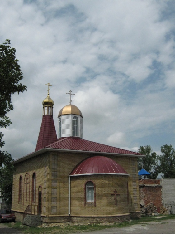 Острогорка. Церковь Георгия Победоносца. общий вид в ландшафте