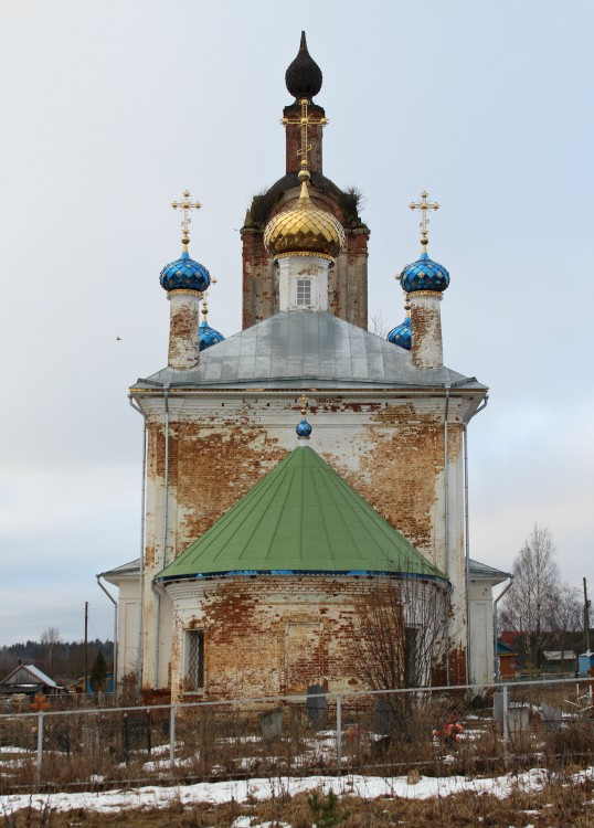 Клементьево. Церковь Николая Чудотворца. фасады