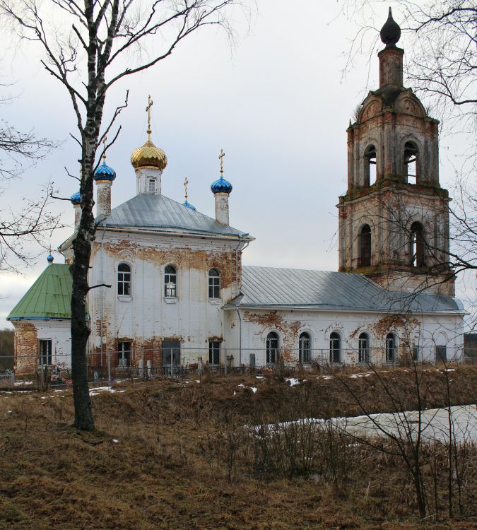 Клементьево. Церковь Николая Чудотворца. фасады