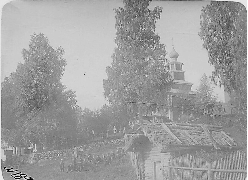 Церковь Покрова Пресвятой Богородицы, Турны (Бологовский район, Тверская область). архивная фотография, Фото 1893 г. из фондов РЭМ. (ГК № 29612245)