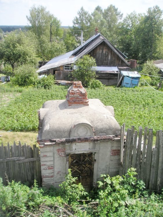 Ковернино. Церковь Вознесения Господня. общий вид в ландшафте