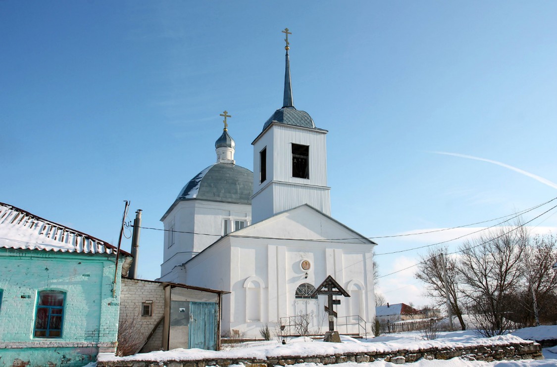 Церковь Михаила Архангела, Рогожино (Задонский район, Липецкая область). фасады, вид с западной стороны