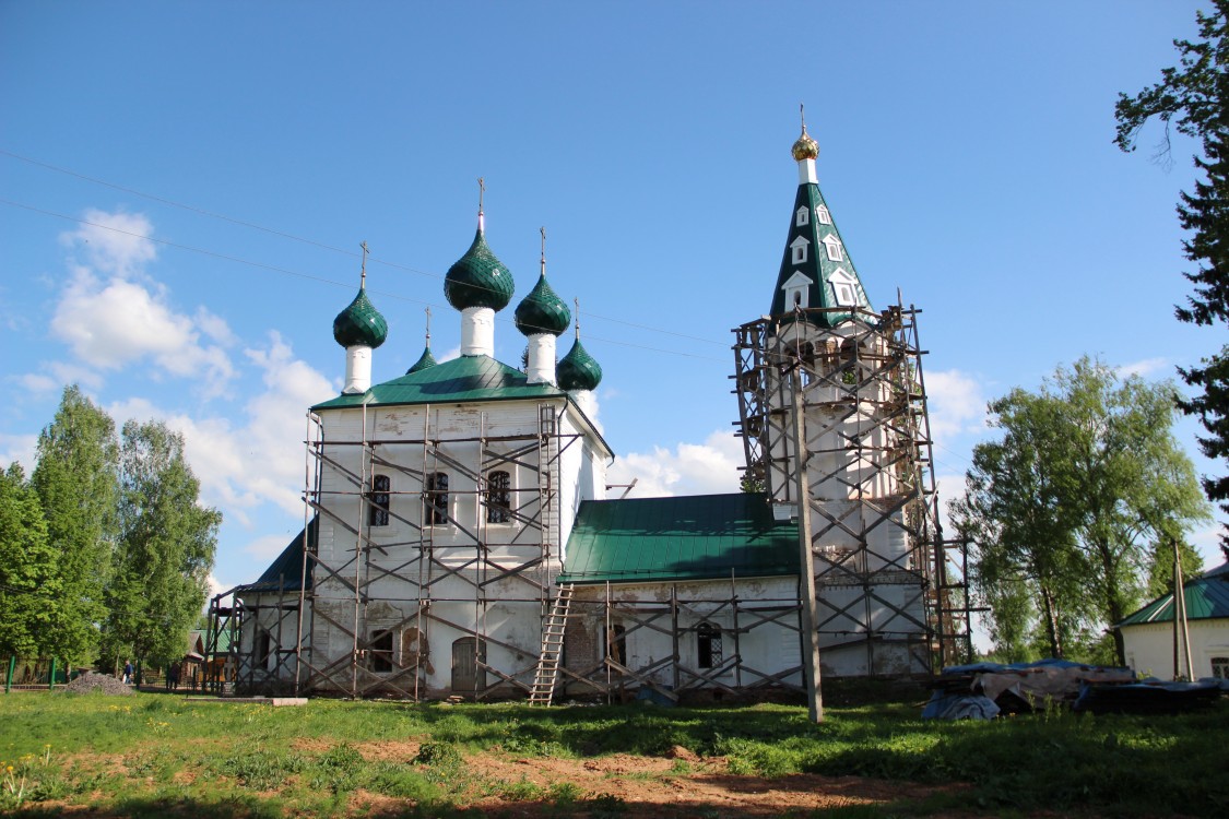 Нефедьево (Отрадновское с/п). Церковь Николая Чудотворца. фасады