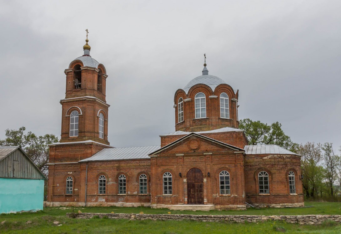 Церковь Николая Чудотворца, Верхний Студенец (Задонский район, Липецкая область). фасады, Вид с юга
