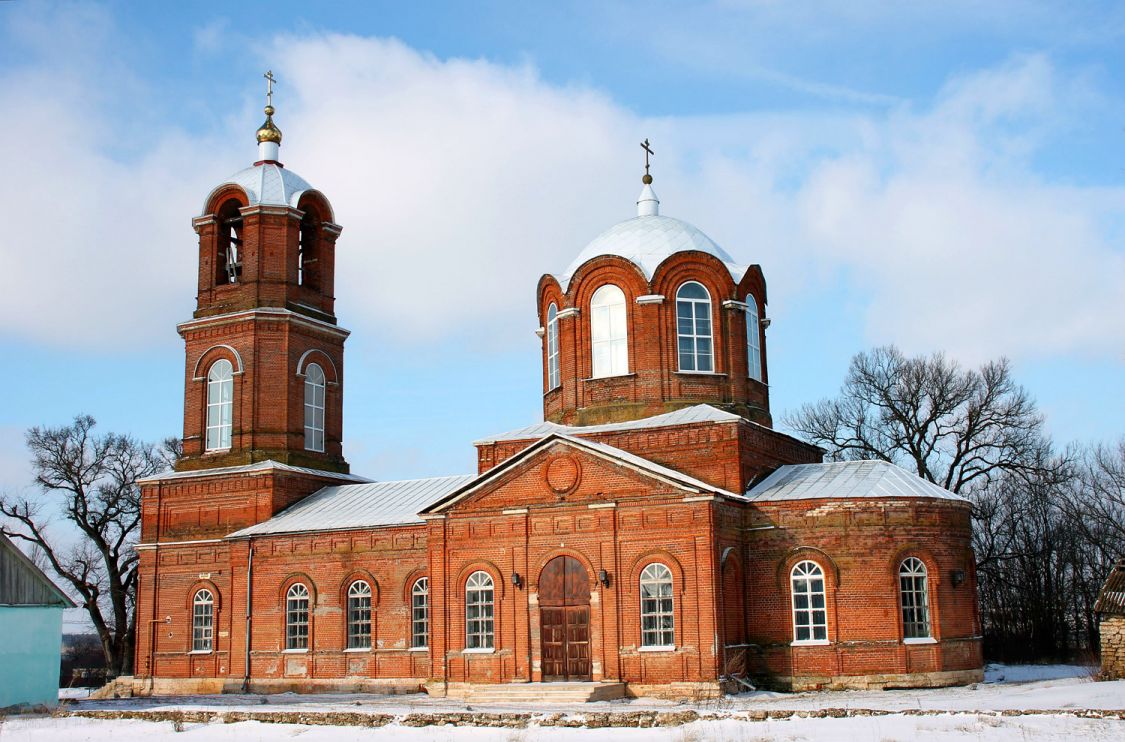Верхний Студенец. Церковь Николая Чудотворца. фасады, вид с южной стороны