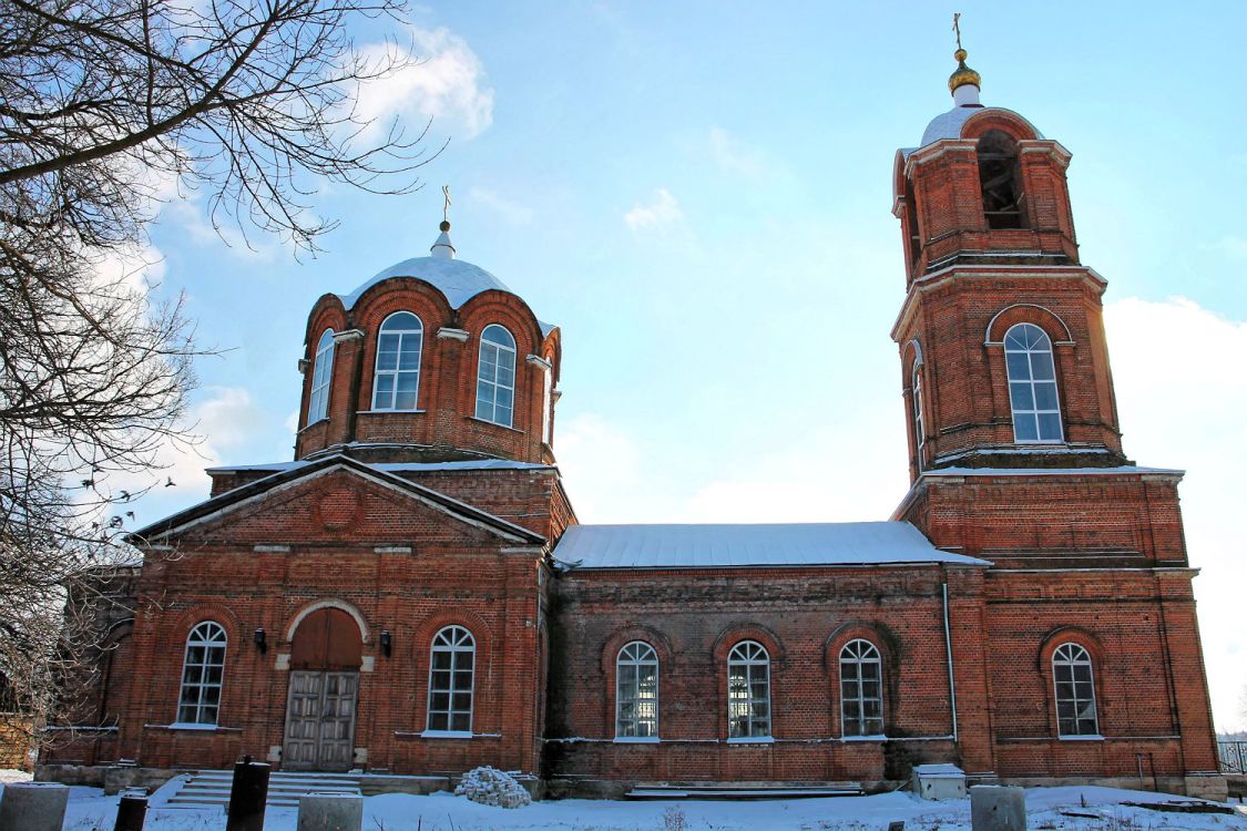 Верхний Студенец. Церковь Николая Чудотворца. фасады, вид с северной стороны