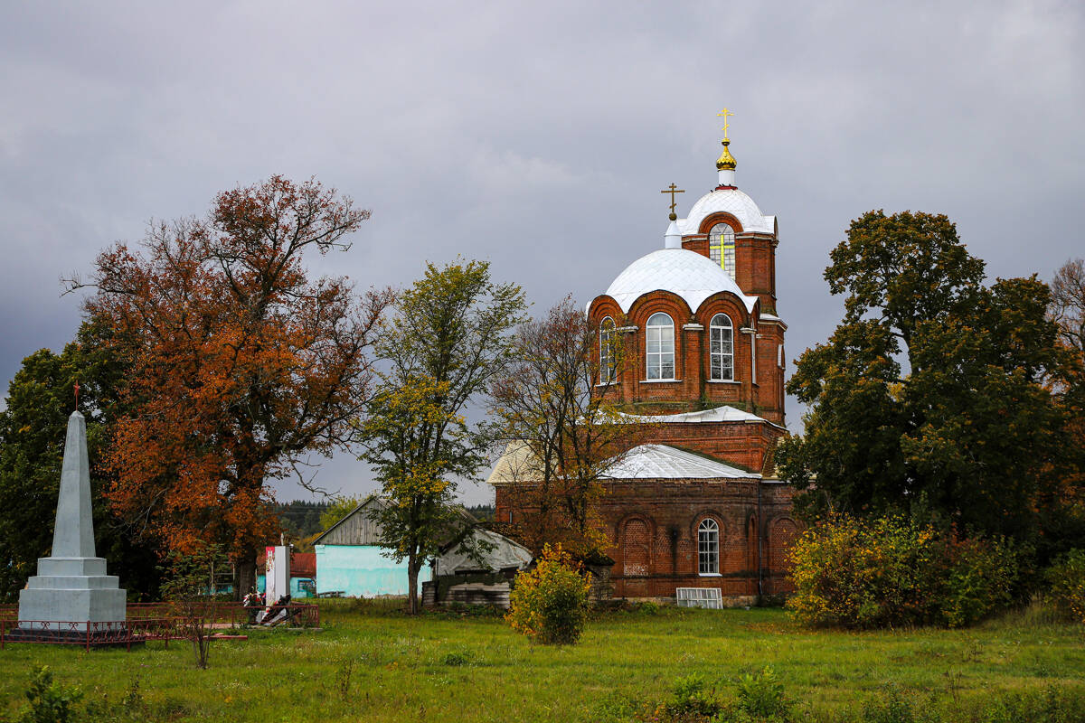 Церковь Николая Чудотворца, Верхний Студенец (Задонский район, Липецкая область). фасады